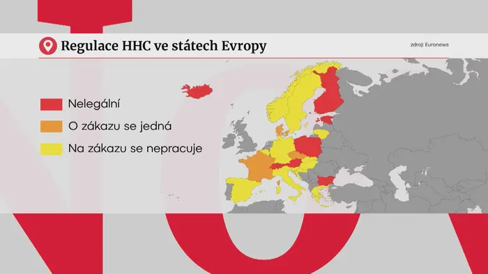 Regulace HHC ve státech Evropy