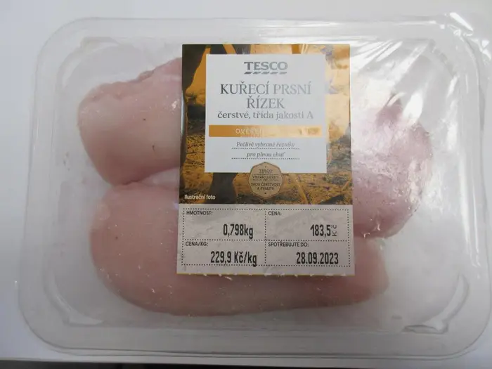 Kuřecí maso se salmonelou