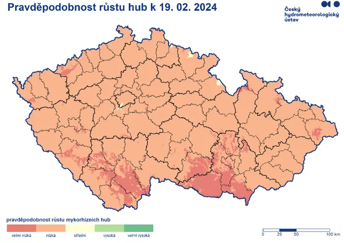 Pravděpodobnost růstu hub