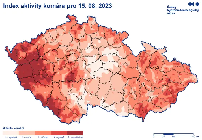 Aktivita komárů