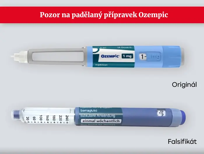 Pozor na padělaný přípravek Ozempic