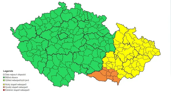 Bouřky v Česku