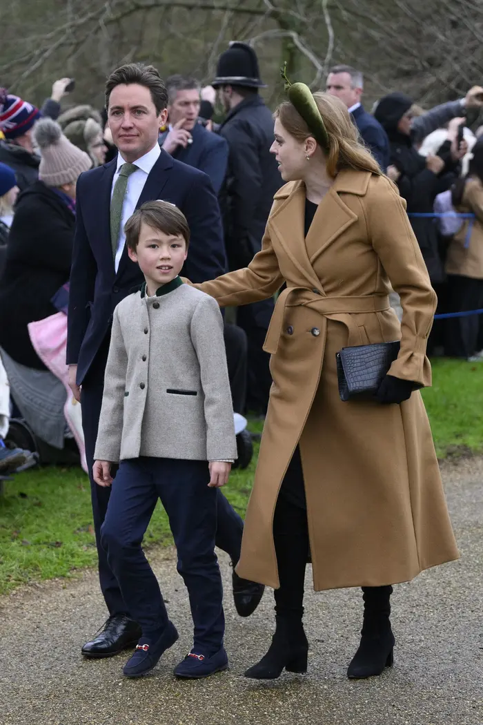 Princezna Beatrice s manželem a nevlastním synem na Vánoce 2024