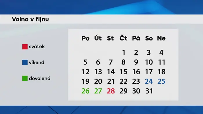 Volno v říjnu