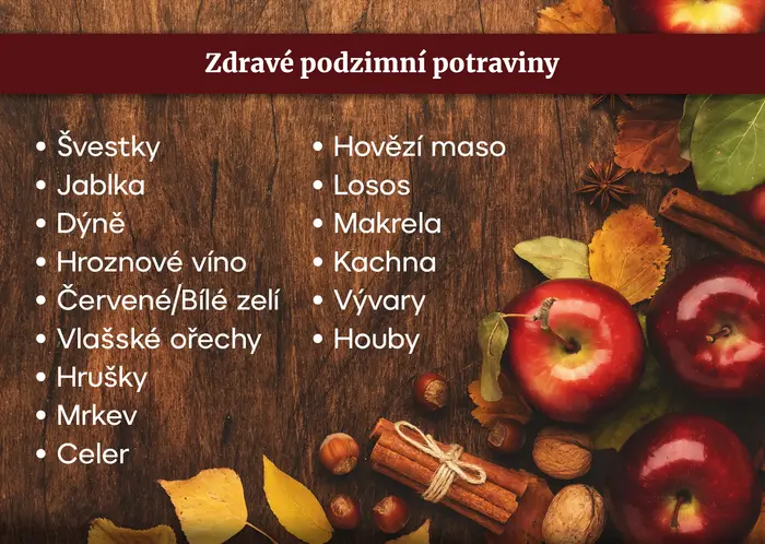 Zdravé podzimní potraviny