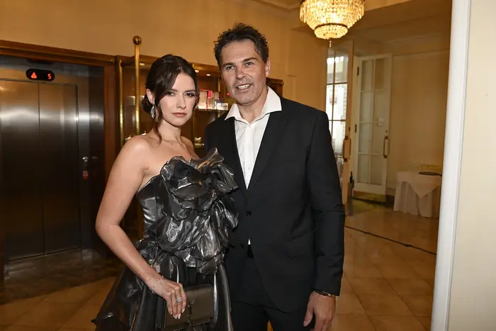 Jaromír Jágr a Dominika Branišová