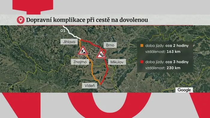 Dopravní komplikace