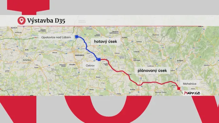 Výstavba D35
