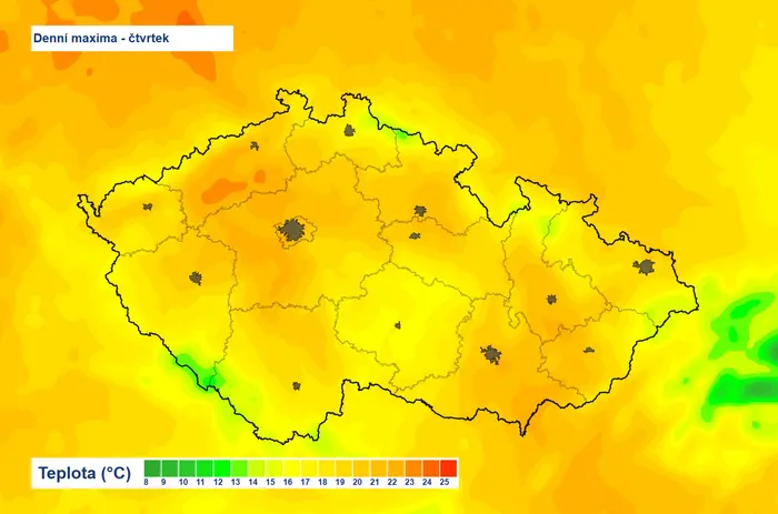 Mapa počasí