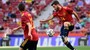 Španělští fotbalisté v přípravě proti Portugalsku