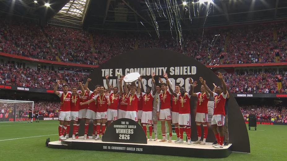 Community Shield – sestřih: Arsenal vs. Manchester City (16. 8. 2026)