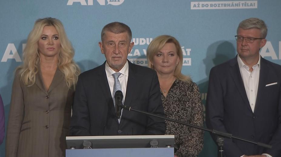 Tisková konference hnutí ANO