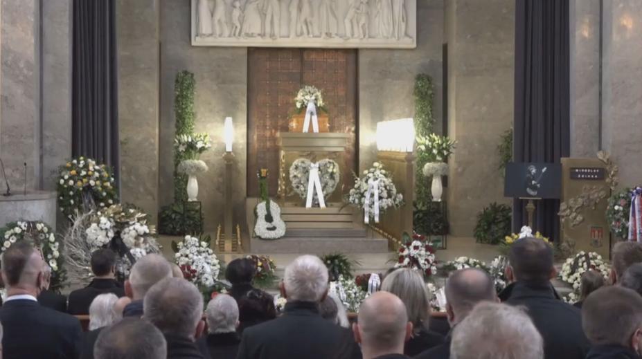 Poslední rozloučení se zpěvákem Miroslavem Žbirkou