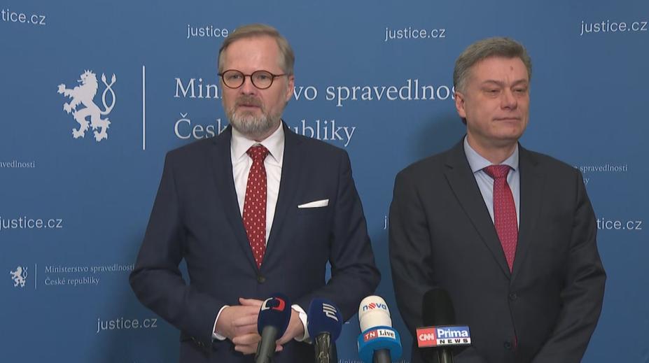 Premiér Fiala navštívil ministerstvo spravedlnosti. Programové prohlášení plní aktivně, řekl