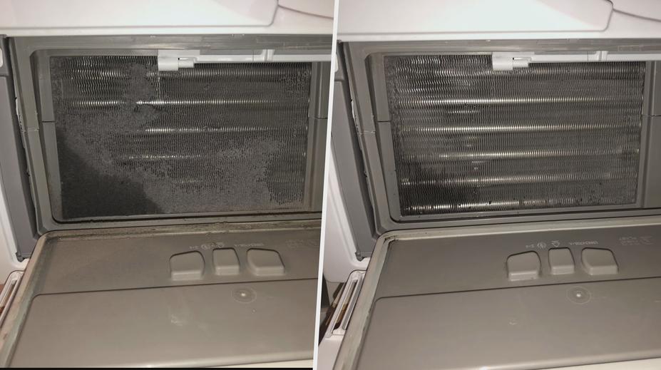 Tuto část sušičky čistí málokdo. Hromadí se v ní špína, která může způsobit její poruchu