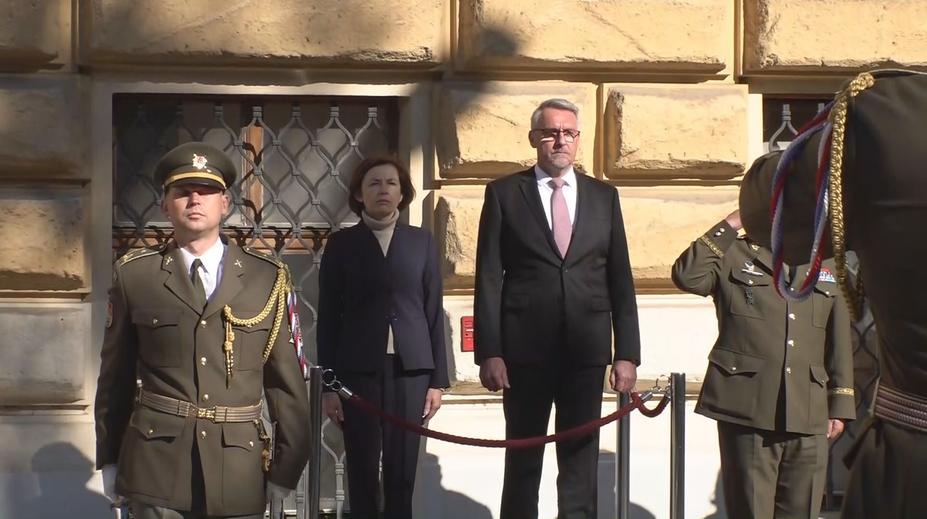 Návštěva ministryně obrany Francie Florence Parlyové