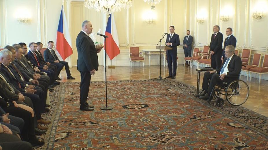 Prezident Zeman přijal na Pražském hradě zástupce Vesnice roku 2022