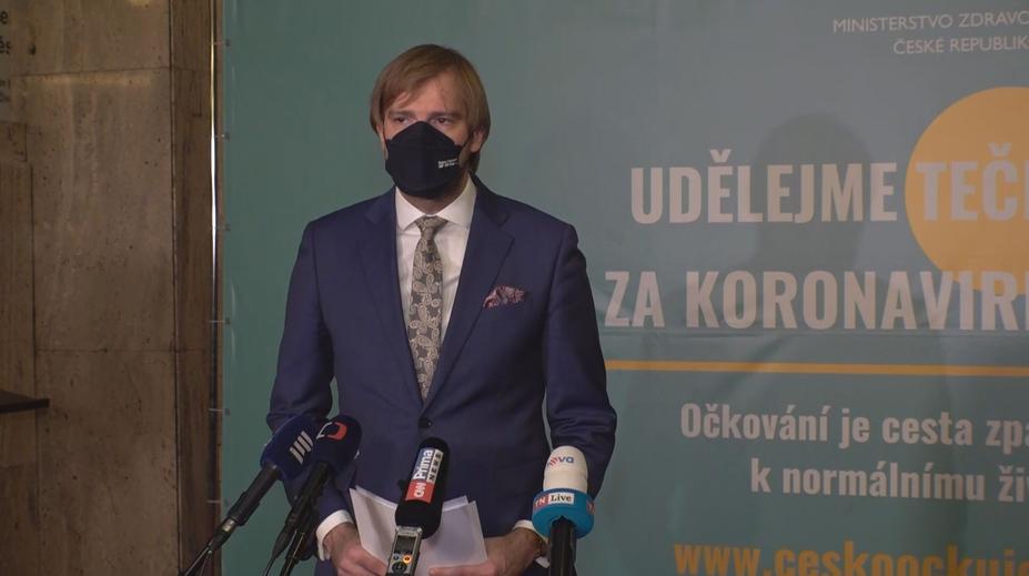 Tisková konference Ministerstva zdravotnictví ČR k nové mutaci