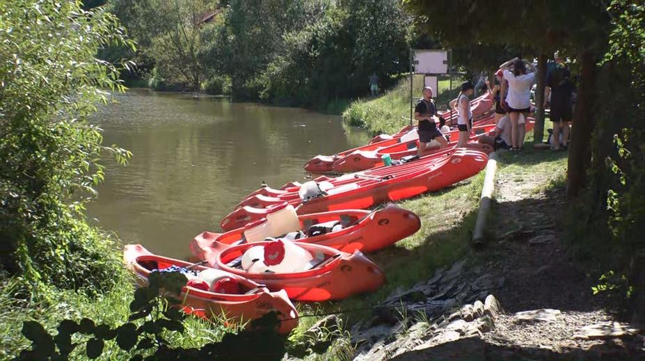 Počasí přeje vodákům. Díky dešťům je v řekách dostatek vody
