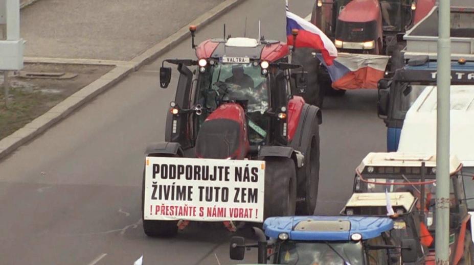 Zemědělci v Česku opět protestují. Výroky politiků nám dodaly síly, říká Doležal