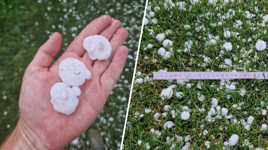 Na jihu Čech udeřila mimořádně silná bouře. Lidé hlásí 5centimetrové kroupy
