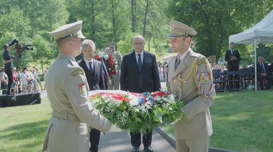 V Ležákách si připomněli smutné výročí. Před 81 lety vesnici vyhladili nacisté