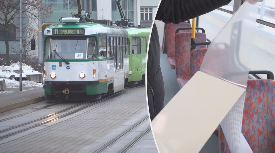 V Liberci mají MHD s ochranou! Fólie zlikviduje koronavirus do hodiny