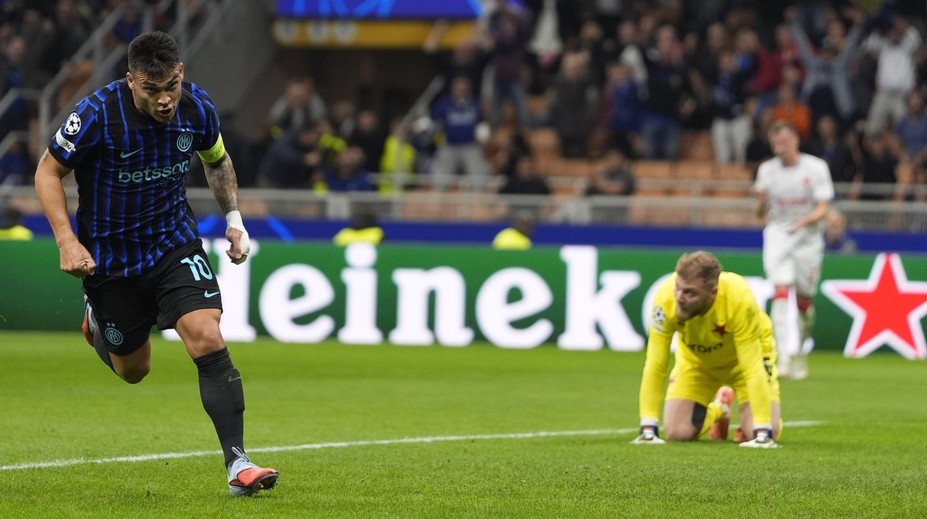 Slavia odjela z Milána bez bodů. Inter dominoval, hosty nalomila chyba Staňka