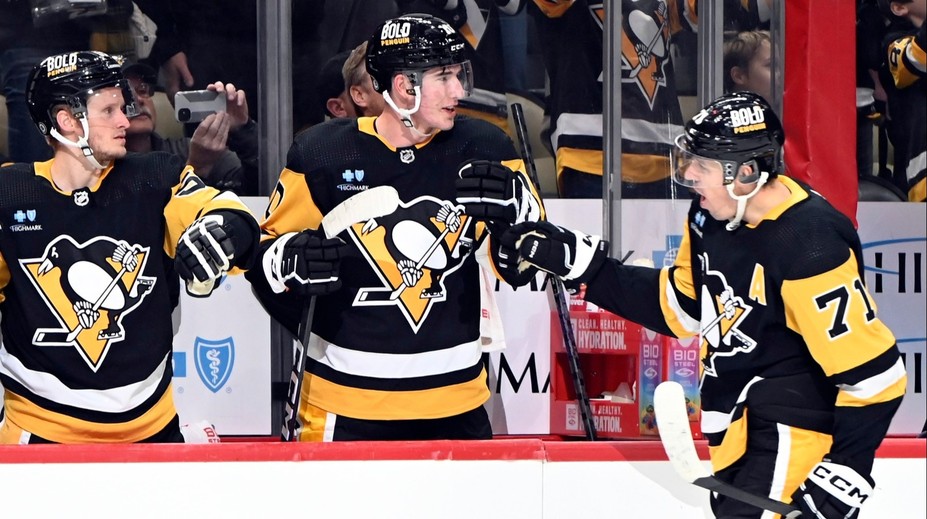 Jak to tam dostal? Malkin vstřelil geniální gól od zadního mantinelu