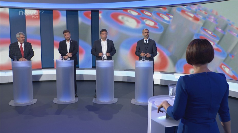 Vtipný moment debaty na Nově: Šlachtovi vyklouzlo sprosté slovo
