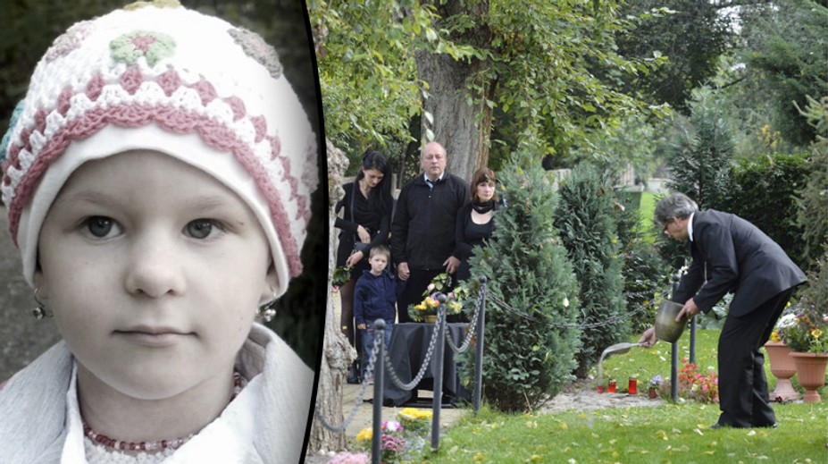 Dvojčátka rozdělila smrt: Adámek se dnes rozloučil s Verunkou (5)