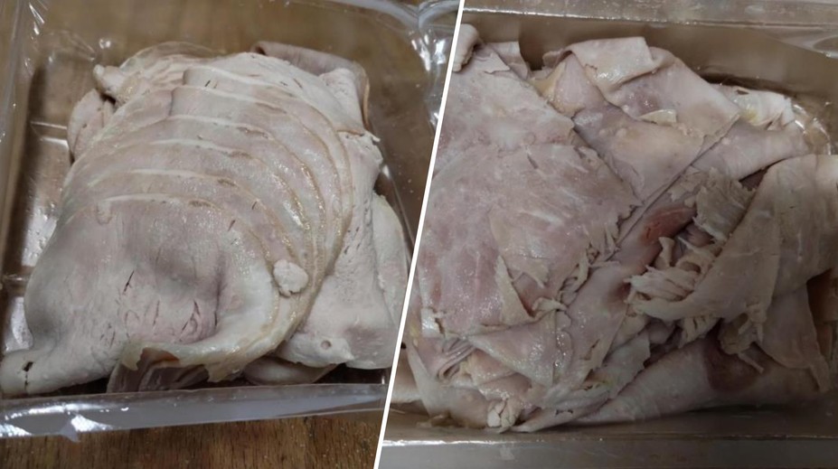 Na pultech se objevilo nechutné maso. Pečeně i šunka byly skoro zelené