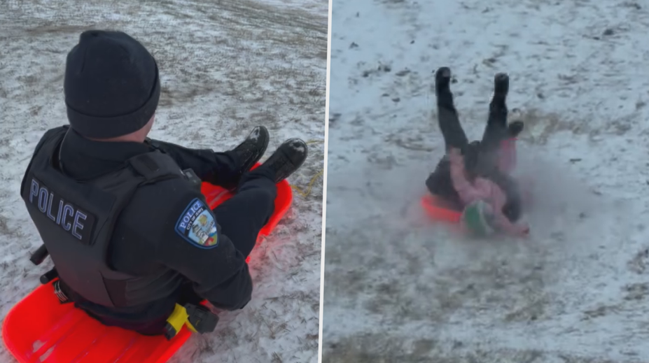 Video bobujícího policisty boří internet. Neřízená jízda skončila srážkou s dítětem