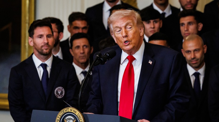 Nejzvláštnější návštěva v Bílém domě? Trump pozval Messiho, ale mluvil o Íránu