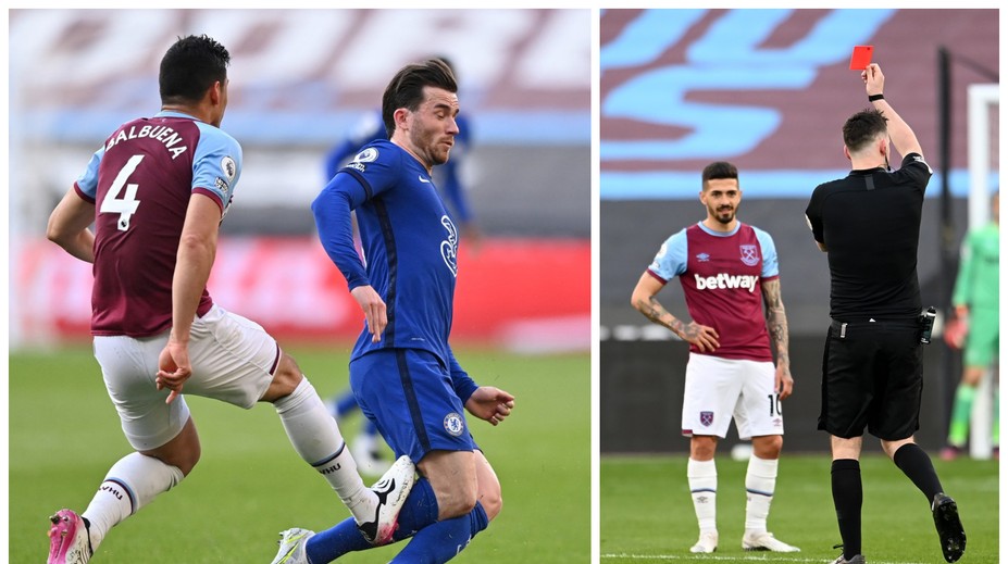 Přísná červená karta pro West Ham. Je to drsné, pronesl Souček
