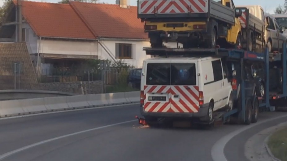 Vysočinou se řítil přetížený kamion, policie pekelnou jízdu řeší!
