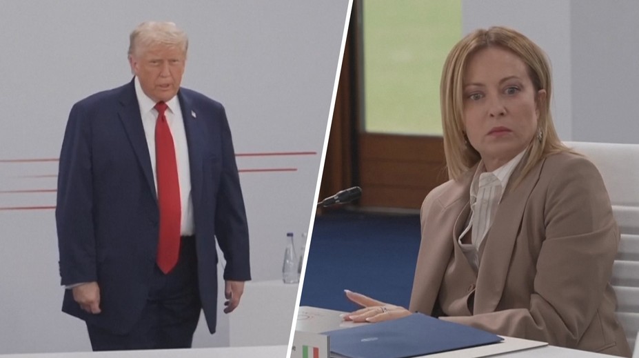 Trump se navezl do Meloniové. Italská premiérka si to nenechala líbit