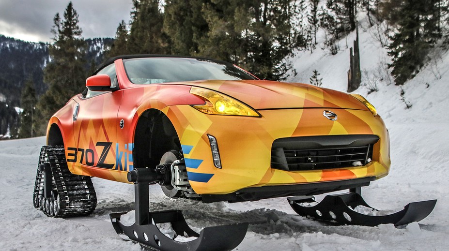 Sněžné monstrum: Nissan ukázal nadupanou hračku 370Zki