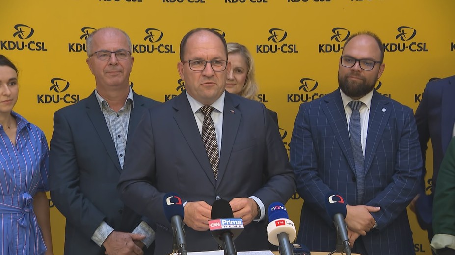 KDU-ČSL jednala o své budoucnosti. Míříme do opozice, oznámil Výborný