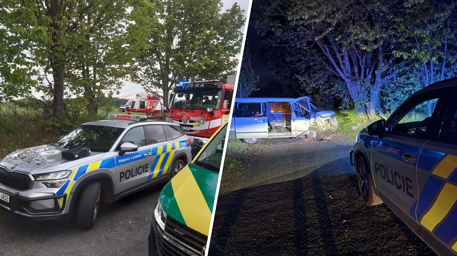 Vážná nehoda na Chebsku, opilý řidič zranil 5 lidí