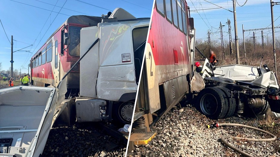 Tragická srážka s vlakem u Nových Zámků: Řidič je mrtvý, několik lidí je zraněných