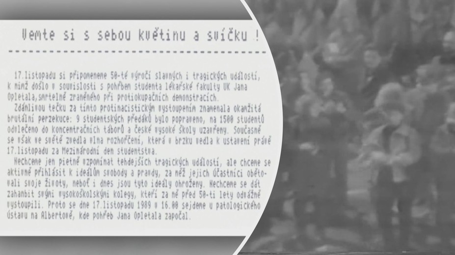 Tajné schůzky a přípravy. Státní bezpečnost před 30 lety věděla o 17. listopadu