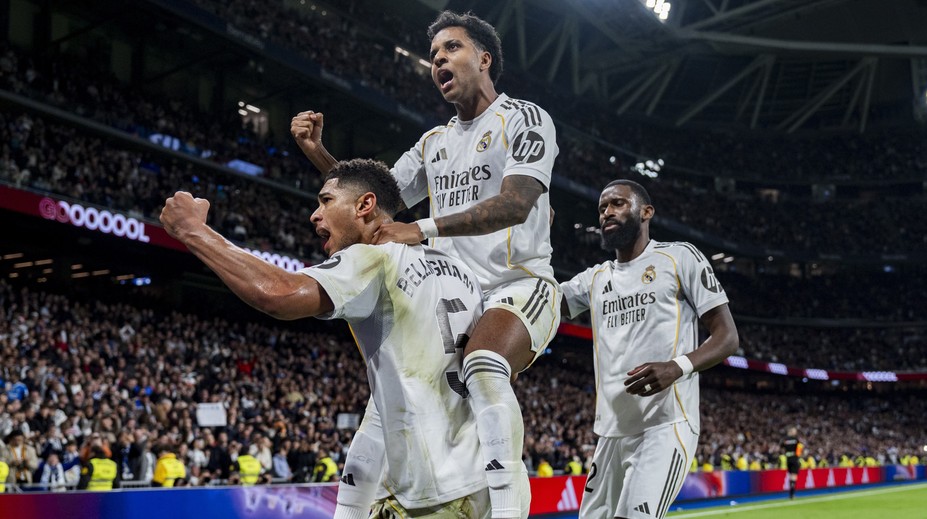 Real stáhl náskok první Barcelony na bod. Sevillu sestřelili Bellingham a Mbappé