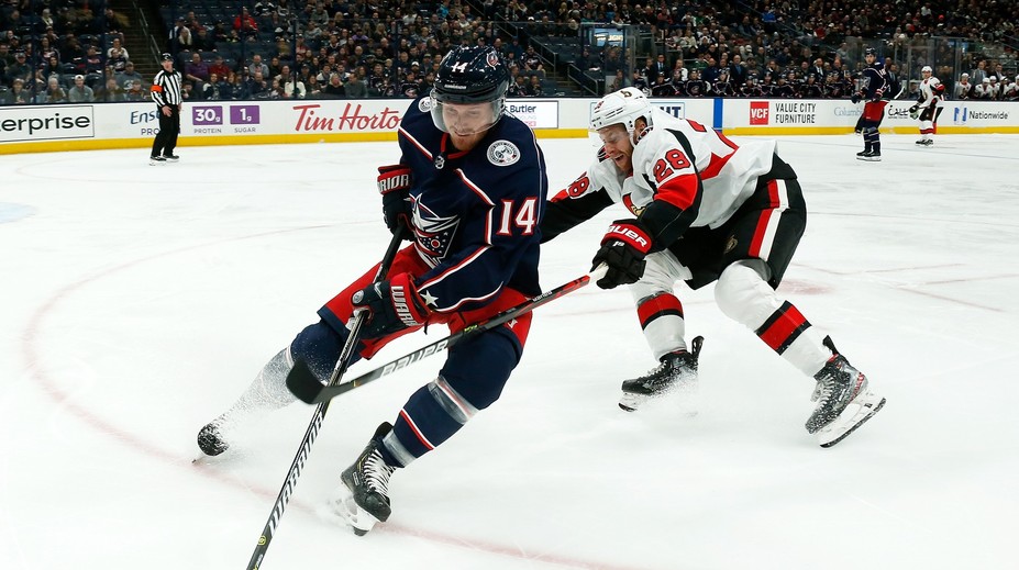 Oslabený Columbus porazil Senators a přeťal sérii osmi proher