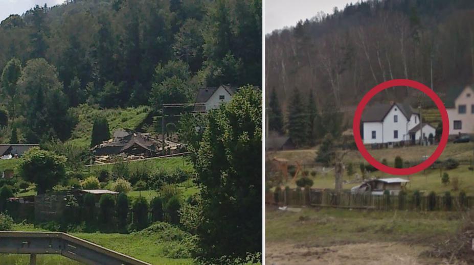 Z vybuchlého domu v Jílovém u Děčína zbyla jen hromada trosek
