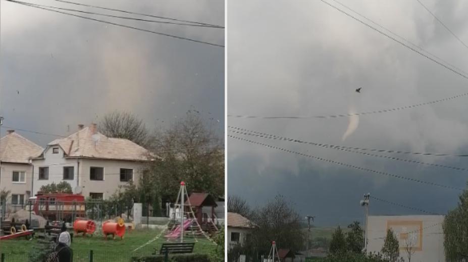 Na Slovensku řádilo tornádo. Poničilo domy a strhlo elektrické vedení