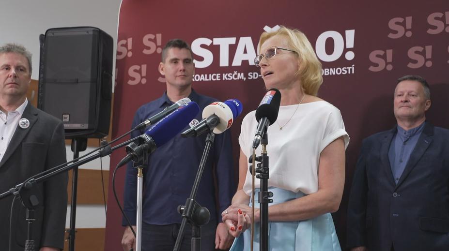 Maláčová povede kandidátku STAČILO! v Praze. Dostane se i na Zaorálka a Nedvěda