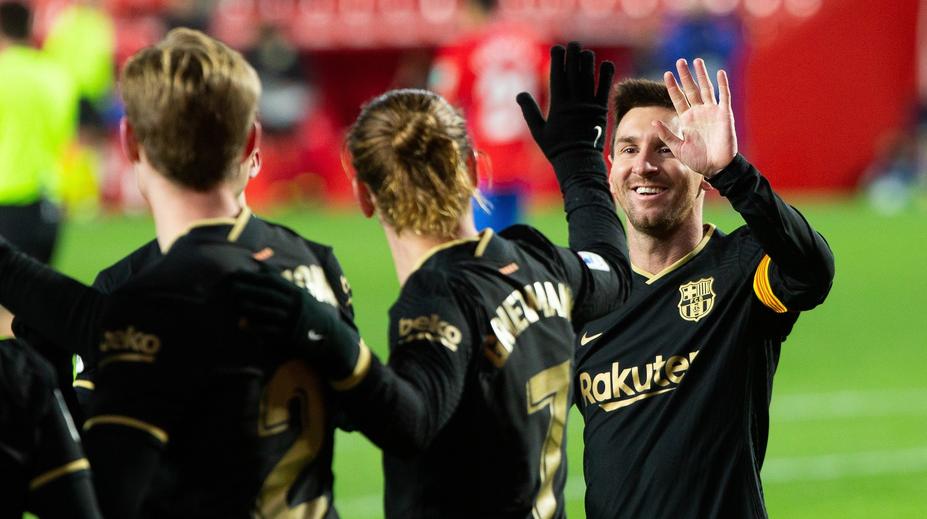 Messi znovu vládne střelcům La Ligy. Bilbao v Madridu nehrálo kvůli sněhu