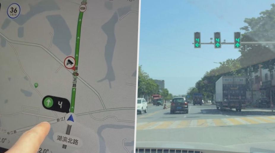 VIDEO: Jak moc je Čína napřed? Navigace vám zajistí hladký průjezd křižovatkou na zelenou