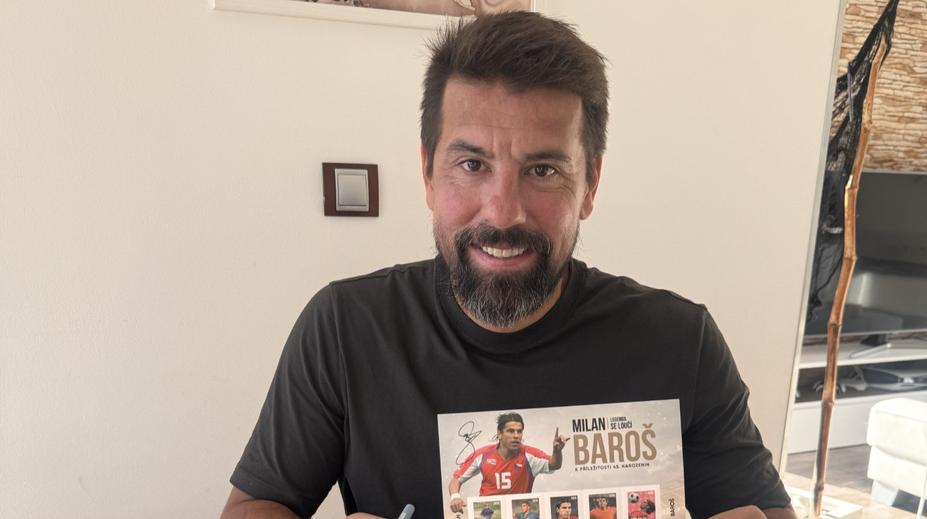 Speciální pocta pro Baroše k narozeninám. Bude mít vlastní sadu známek